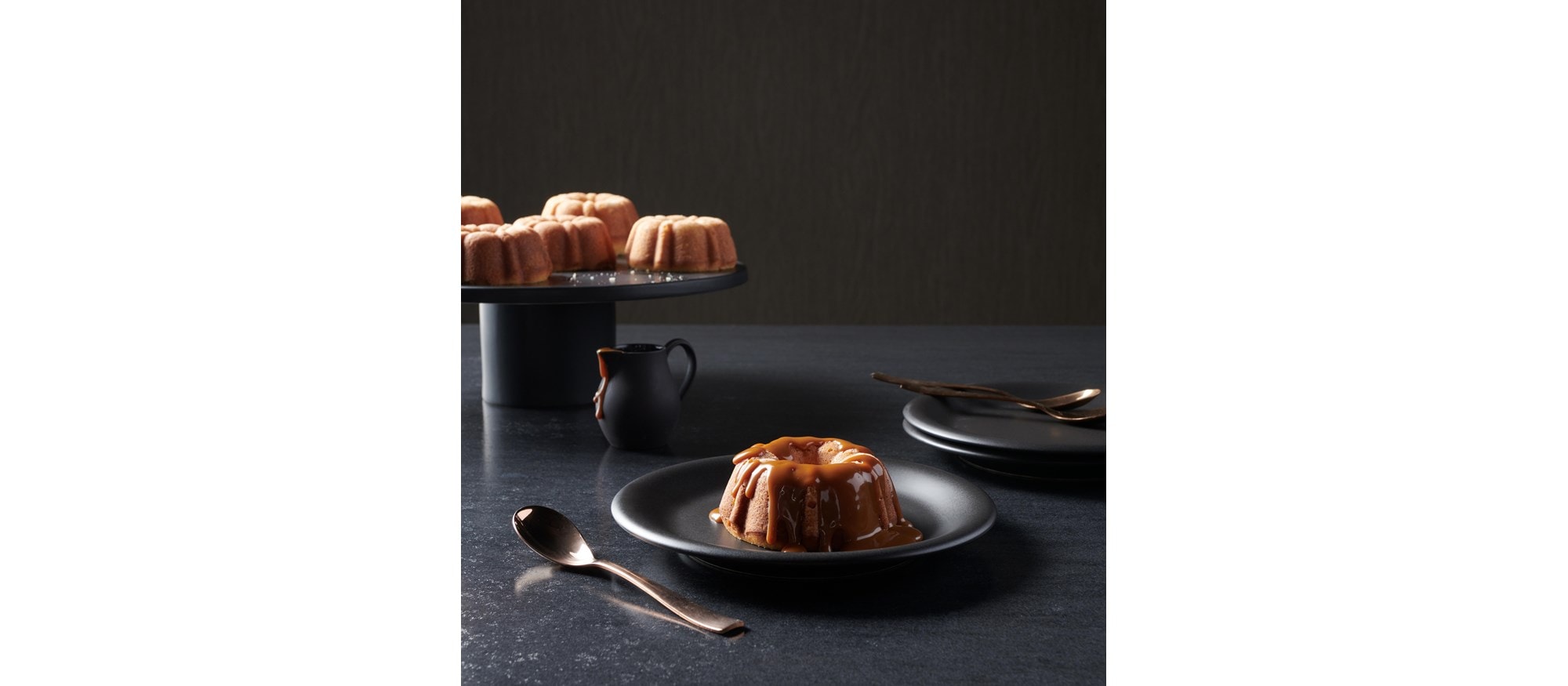Miniature Salted Caramel Bundt Cakes